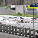Moscou avait déjà été visée par des drones lundi, dont l'un était tombé sur un axe important près du ministère russe de la défense (archives).